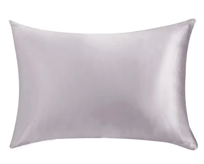 Linnen &amp; Silk OEKO-TEX Standard 100 22 Momme 100% 6A Pure Silk Pillowcase - Silver