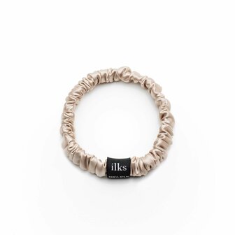 ilks Silk Scrunchie Klein - Beige