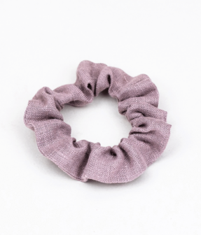 Obumi Linnen Scrunchie - Woodros&eacute;