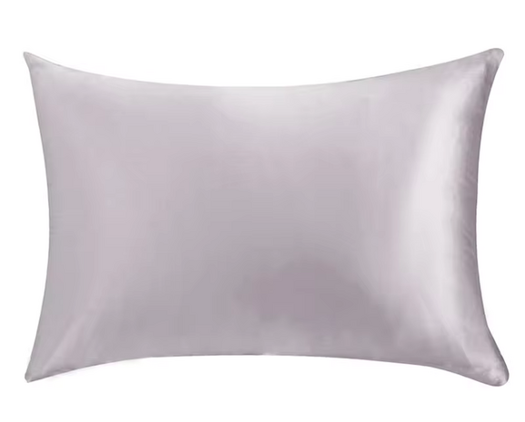 Linnen & Silk OEKO-TEX Standard 100 22 Momme 100% 6A Pure Silk Pillowcase - Silver