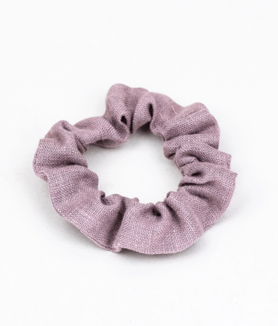 Obumi Linnen Scrunchie - Woodrosé