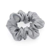 Linnen & Silk 19 Momme Silk Casual Scrunchie 3.5CM M - Satin Zilver