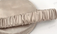 Linnen & Silk 22 Momme Silk Blinddoek Slaapoogmasker - Satin Zilver