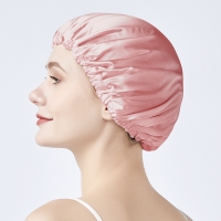 Linnen & Silk 19 Momme Silk "Care Your Hair" Slaapmuts -Satin WarmRosé