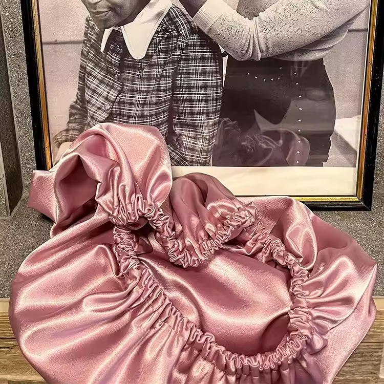 Linnen & Silk 22 Momme Silk Blinddoek Slaapoogmasker - Satin Zwart