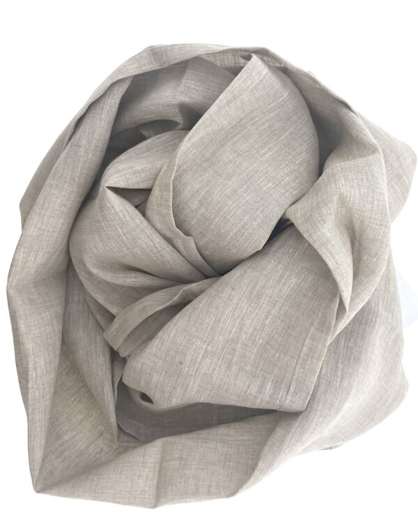 Linnen & Silk 100% Hoogwaardig Linnen Multifunctionele Sjaal - Forest Groen