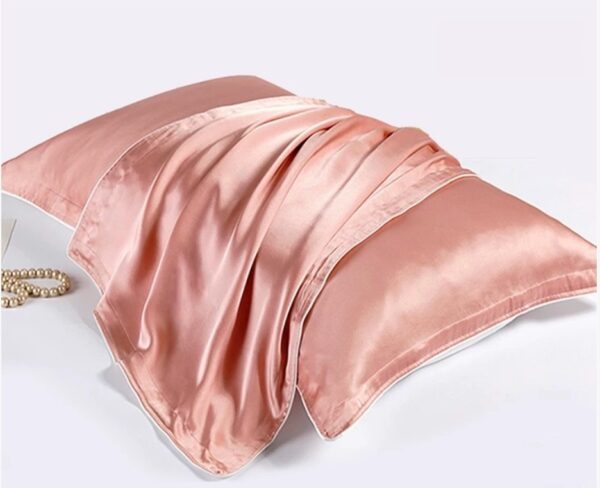 IMG_0686 Linnen & Silk OEKO-TEX Standard100 22Momme 100%6A Pure Zijden Kussensloop-WarmRosé