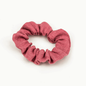Obumi Linnen Scrunchie - Strawberry Rosé